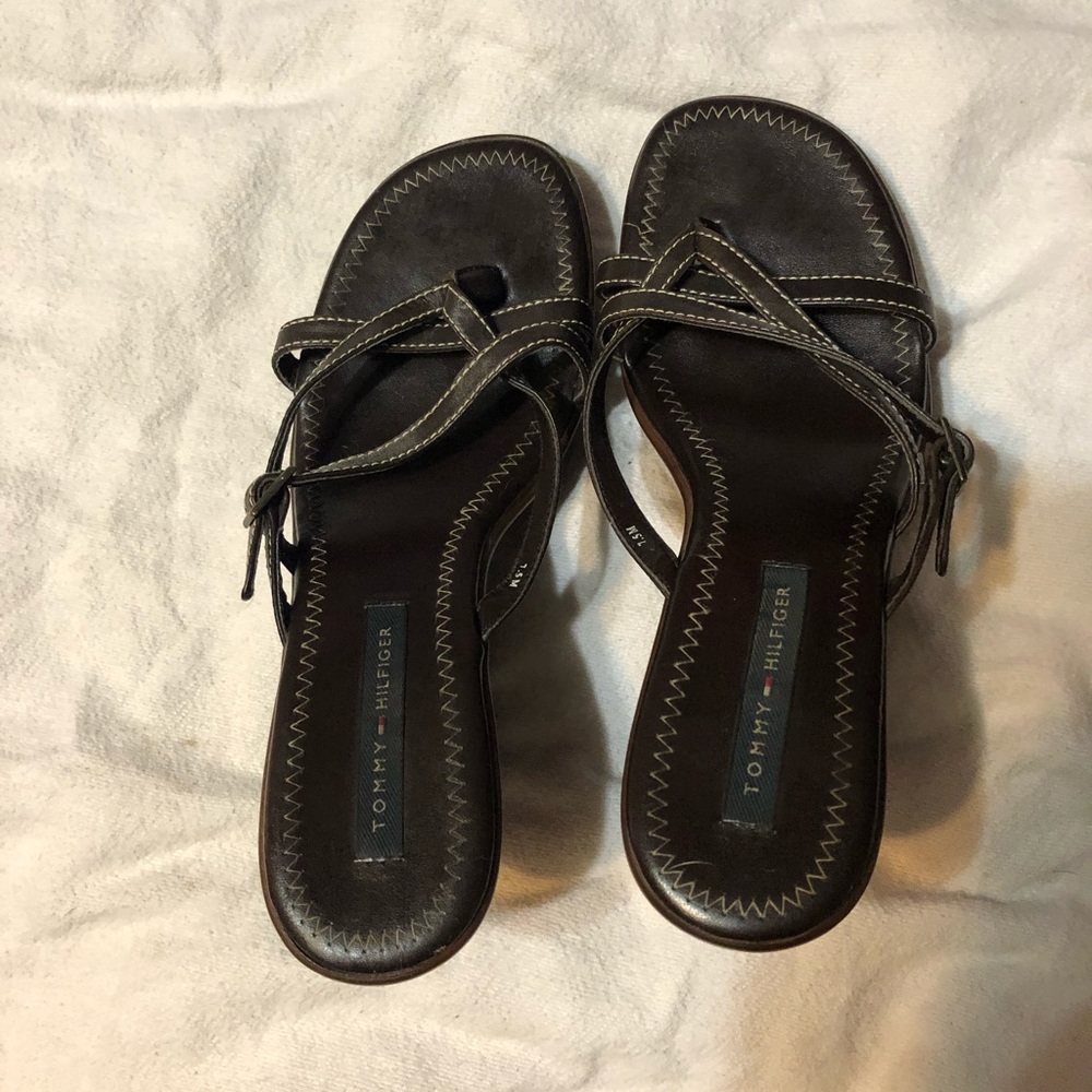 Strapy wedges